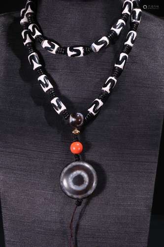 A Dzi Necklace