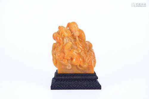 A Tianhuang Stone Dragon Seal