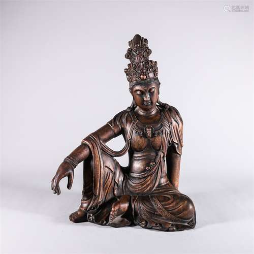 An Agarwood Guanyin Statue