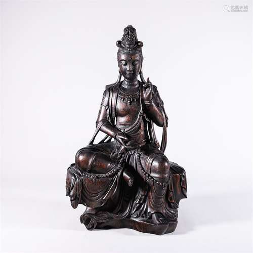 An Agarwood Buddha Statue