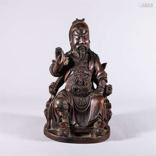 An Agarwood Figure Statue