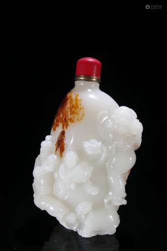 A Hetian Jade Figure-Story Ornament