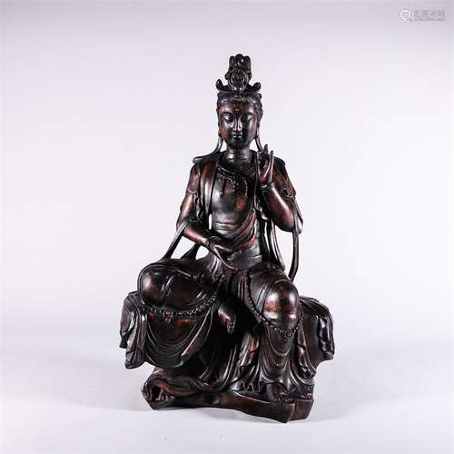 An Agarwood Guanyin Statue