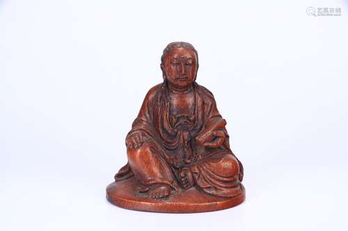 A Bamboo Guanyin Ornament