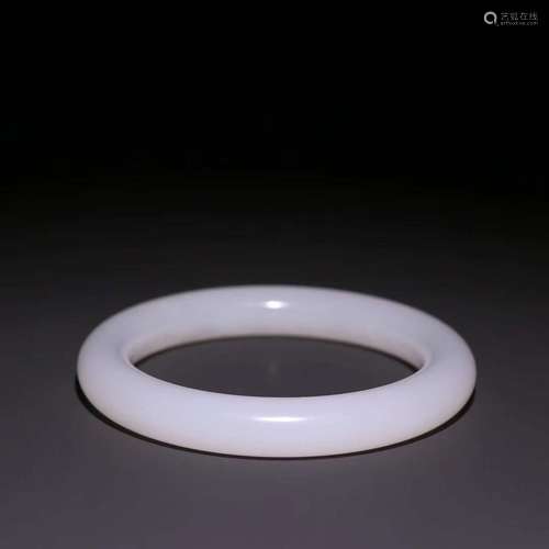 A Hetian Jade Bangle