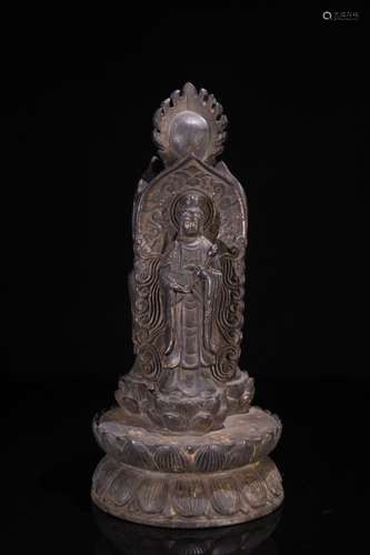 A Bronze Guanyin Statue