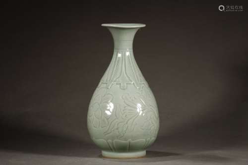 A Longquan Kiln Floral Vase