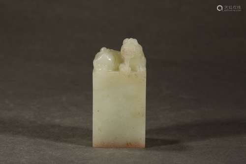 A Hetian Jade Seal