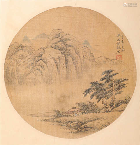 Ink Painting Silk Edition from Qing清代水墨畫
黄鉞
絹本鏡心