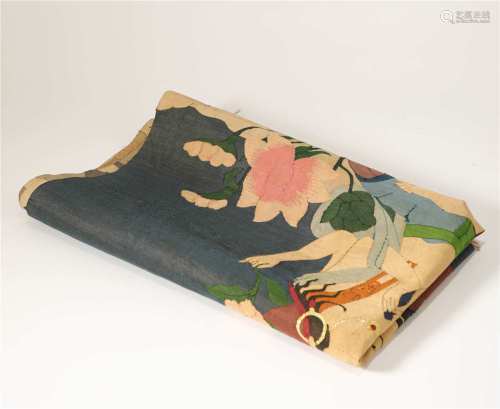 Tapestry in fine Silks Thangka from Qing清代缂丝唐卡