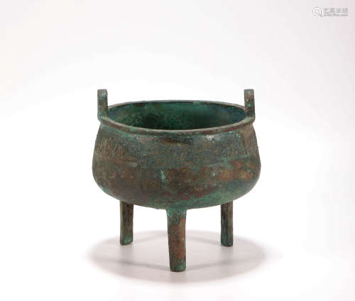 Bronze Three Foot Vessel from Han汉代青铜三足鼎