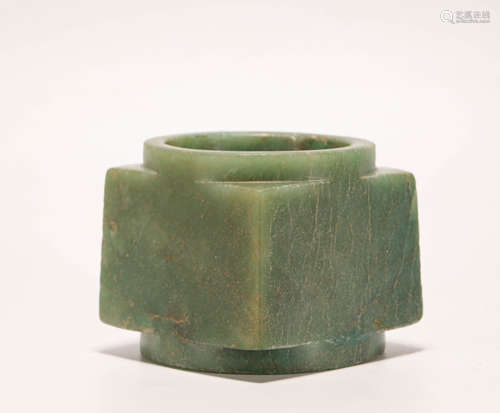 TianHe Stone Jade Ornament from Han漢代天河石玉琮