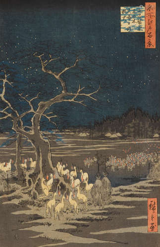 One hundred views of Edo: woodblock print Utagawa Hiroshige(1797-1858) Edo period (1615-1868)