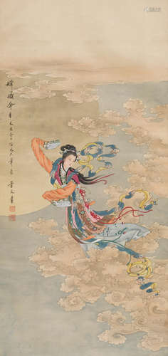 Li Jingwen (20th century) Two paintings of Figures