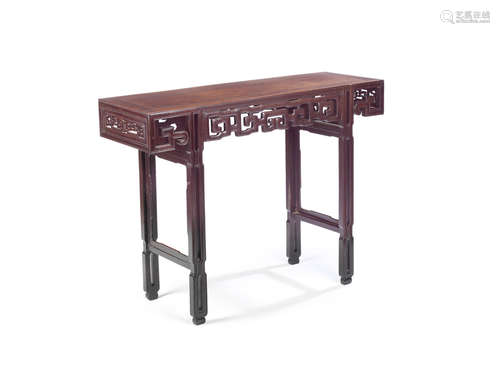 A Hongmu side table Republic Period