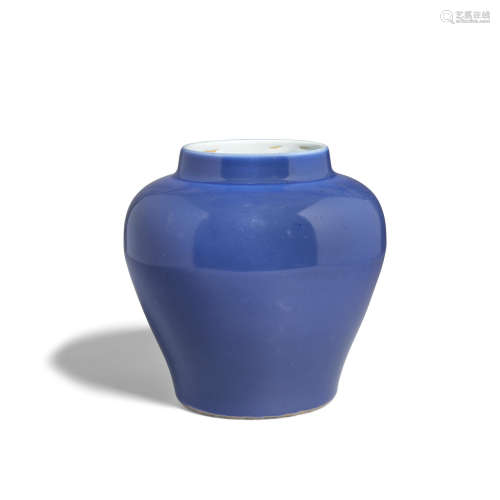 A blue-glazed globular jar Ming dynasty, 16th/17th Century