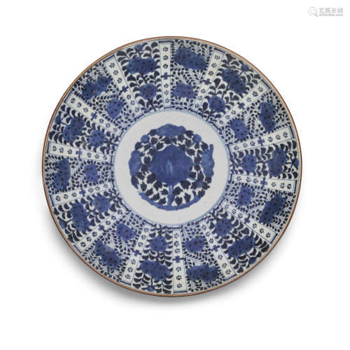 A Blue and White Charger Edo period