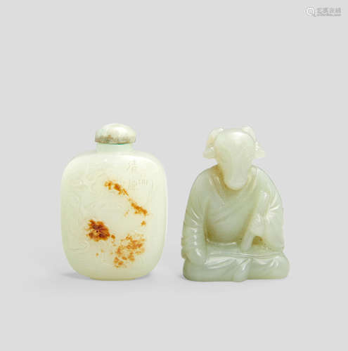 Two jade carvings