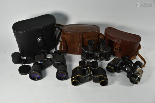 A cased set of Carl Zeiss, Jena binoculars