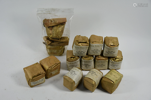 Twelve full packs of English Bronze Powder