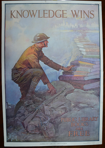 A WWI vintage US poster