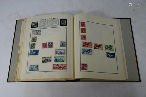 Album of postage stamps QV & later