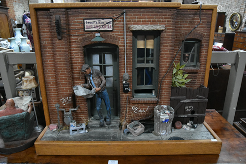 Michael Gorman (USA) - a large ceramic diorama