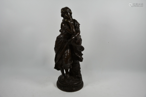 Adrian Etienne Gaudez (1845-1902) - bronze sculpture
