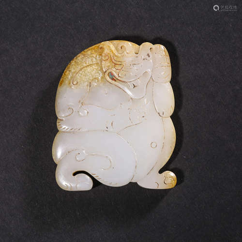 A Jade Bear Ornament