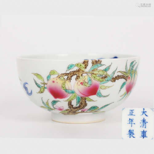 A Blue and White Doucai Porcelain Cup