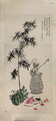 A Chinese Painting, Zhang Daqian Mark