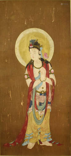 A Chinese Figure Painting, Ding Yunpeng Mark