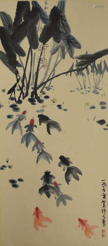 A Chinese Painting, Wu Zuoren Mark