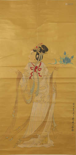 A Chinese Figure Painting, Zhao Yunyu Mark