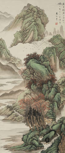 A Chinese Landscape Painting, Yuan Songnian Mark