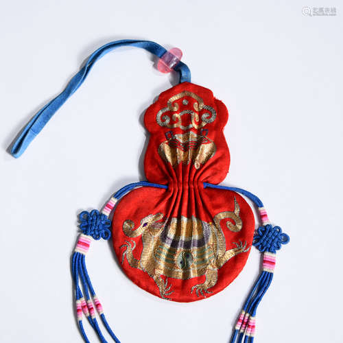 A Gourd-shaped Silk Scented Bag