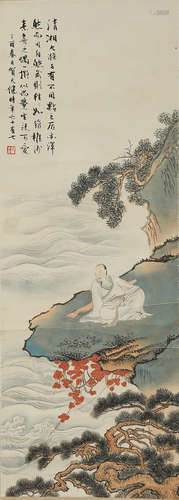 A Chinese Painting, He Tianjian Mark