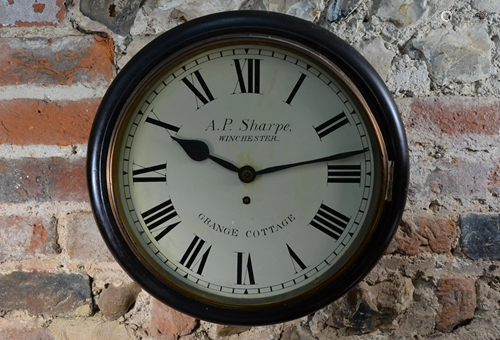 Sharpe, Winchester, a single fusee wall clock