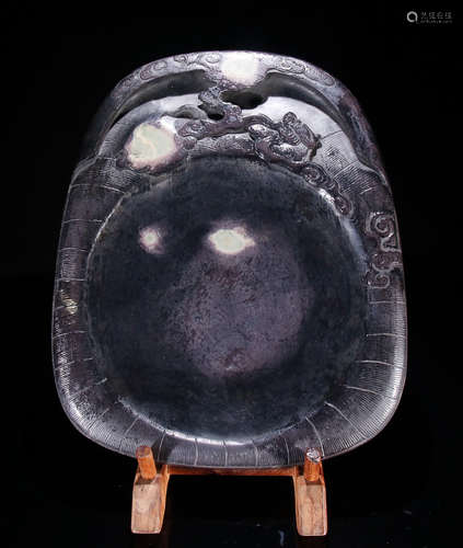 A DUAN STONE CARVED INK SLAB