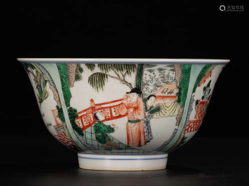 KANGXI MARK, CHINESE WUCAI BOWL