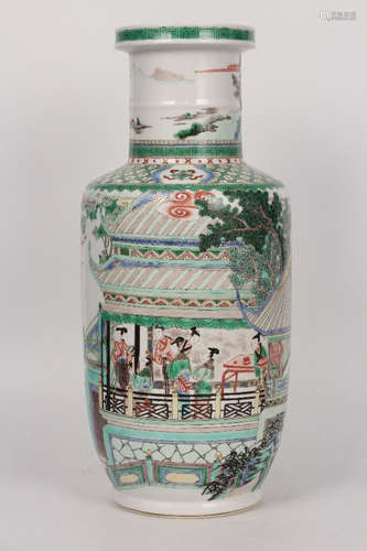 CHINESE WUCAI VASE