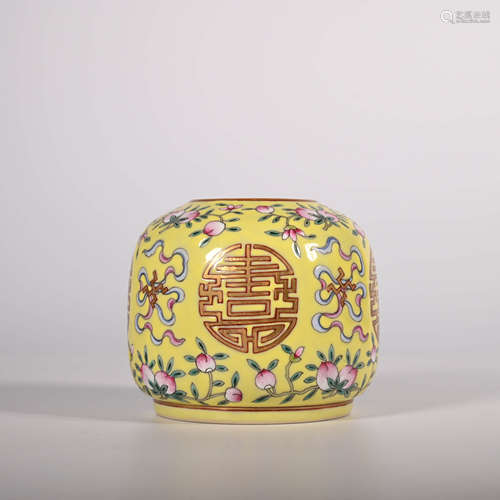 Xianfeng in Qing Dynasty       Pastel jar