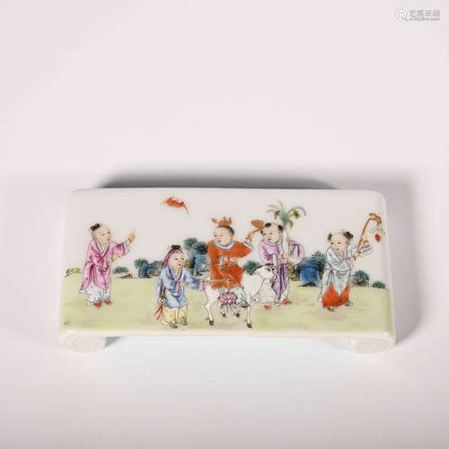 the Qing dynasty         Pastel character story penholder