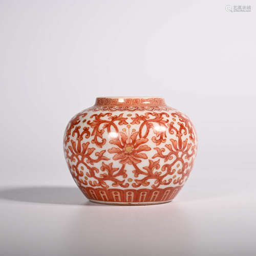 Jiaqing of Qing Dynasty       Red pot