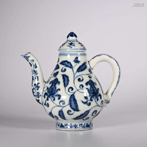 Ming Yongle         Blue and white teapot