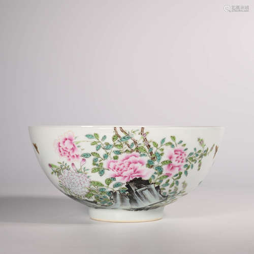 Yongzheng of Qing Dynasty       Pastel bowl