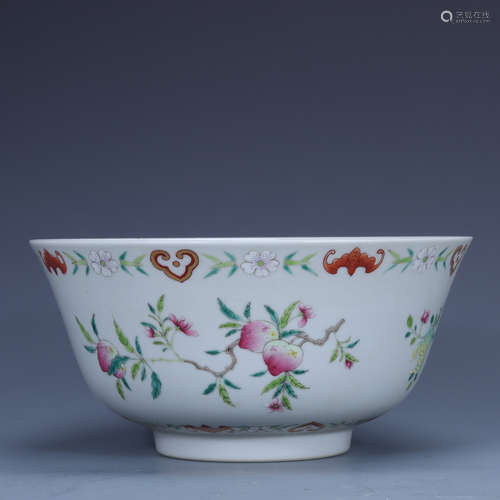 Qing Daoguang       Pastel bowl