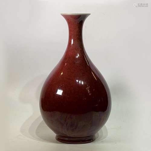 Chinese Red Glaze Porcelain Vase