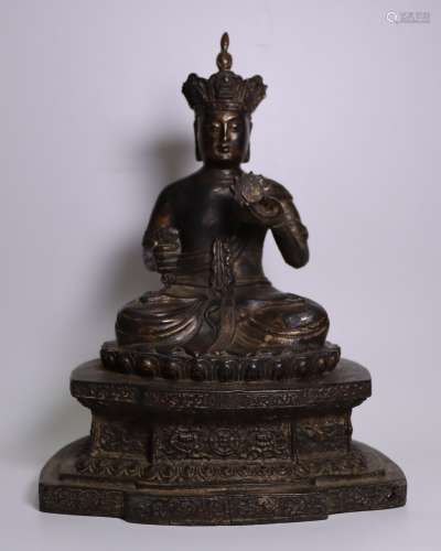 Bronze Figure Of Ká¹£itigarbha Bodhisattva