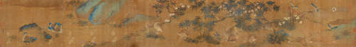 黄筌（公元约903-965年）  （款）珍禽图卷 手卷 设色绢本
